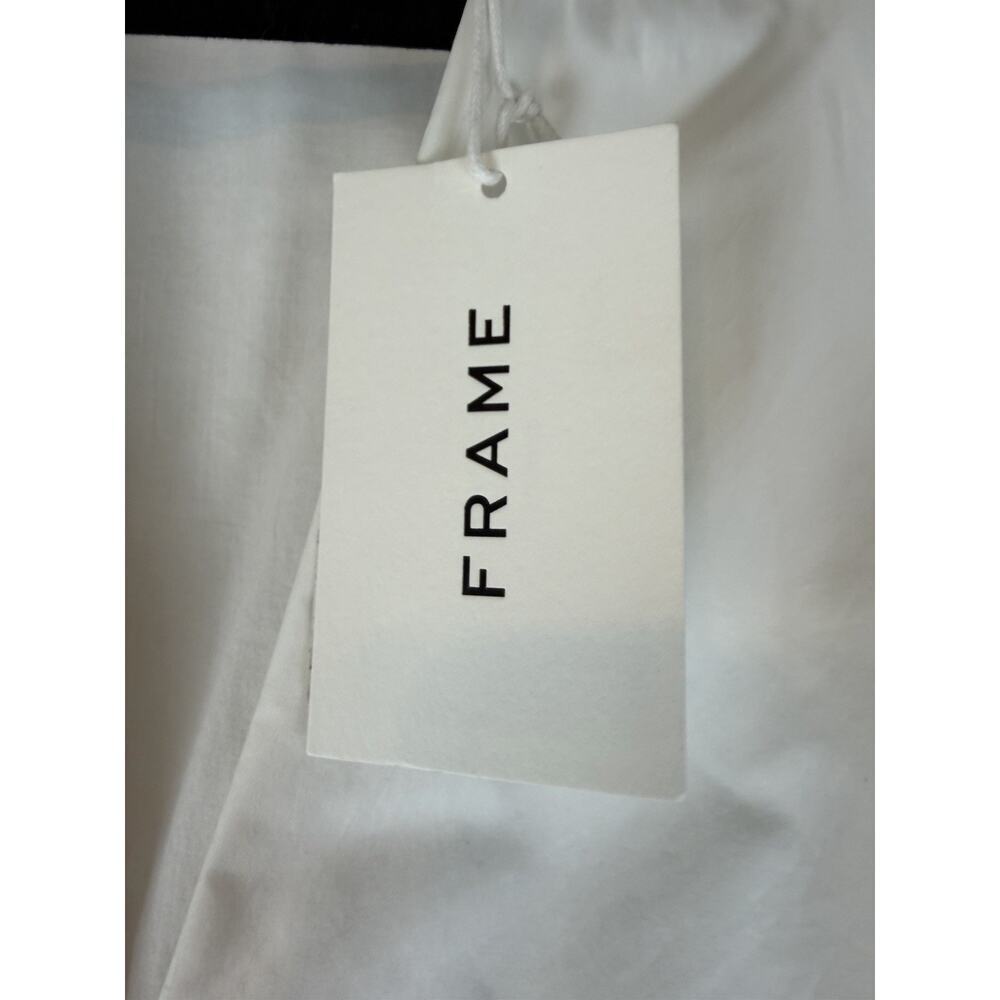 Frame The Clinched Cotton Poplin White Maxi Dress Sz S/P NWT $498 - Picture 7 of 11